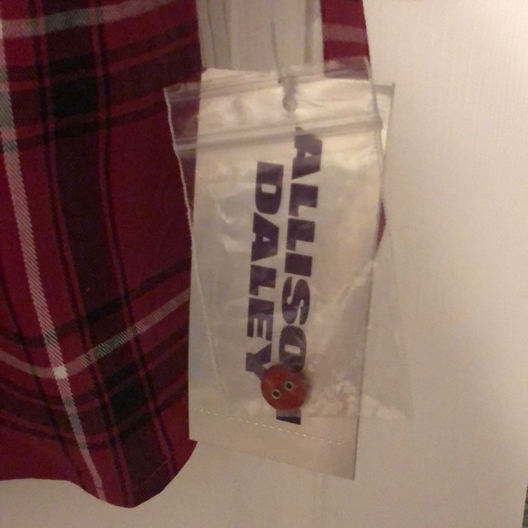 Pink/ Black Allison Daley Flannel Long Sleeve - Picture 2 of 4